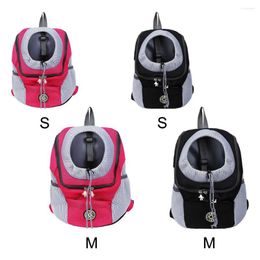 Dog Car Seat Covers Pet Cat Carrier Backpack Head Out Mesh Shoulder Bag Rucksack For Outdoor