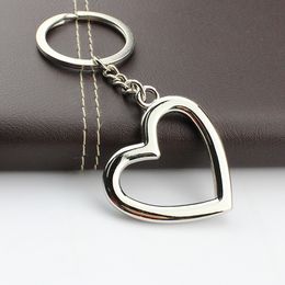 Novelty Zinc Alloy Heart Shaped Keychains Metal Keyrings For Lovers Festive Party Favours Ornaments