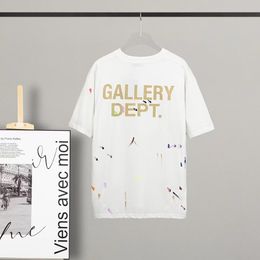 2023 Galleryse Depts Tees T Shirts Mens Women Designers T-shirts Galleryes Depts Cottons Tops Man S Casual Shirt Luxurys Clothing Street Asian Size S-xl