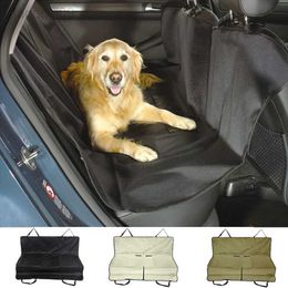 Seat Cover Waterproof Dog Carrier Dogs Cat Travel Mat Hammock Transport Car Rear Safety Pad Pet Accessories HKD230706