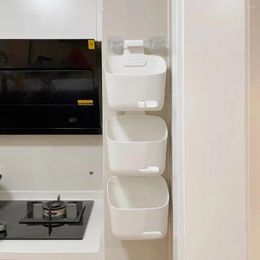 Scatole portaoggetti Cucina Varie Cestino Bagno Drenaggio multistrato Scaffale a parete per uso domestico