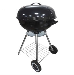 BBQ Grills KSTAR Factory Wholesale Outdoor Grill Portable 18Inch Barbecue Charcoal Firewood Apple Drop Shopping 230706