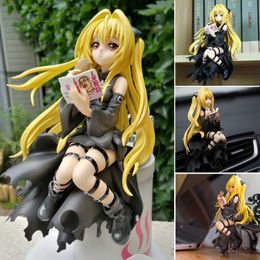 Action Toy Figures To LOVE Golden Darkness Konjiki Yami Noodle PVC Action Figure Collection Model Toy doll Car Office Decoration R230706