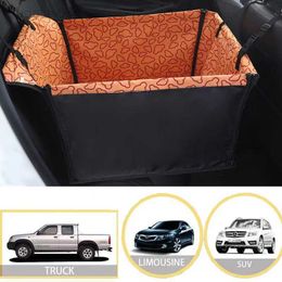 Car Seat Cover Waterproof Carrier Bag For Puppy Transport Basket Mat Pet Carriers Travel Product Dog Accessories HKD230706