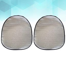 Steering Wheel Covers 2 Pcs Sun Visor Car Protector Summer