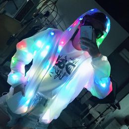 LED Jacket Lighting Coat Luminous Costume Creative Waterproof Dancing Lights Christmas Party Clothes257p