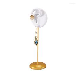 Jewelry Pouches Resin Earring Display Stand Ear Shape Rack