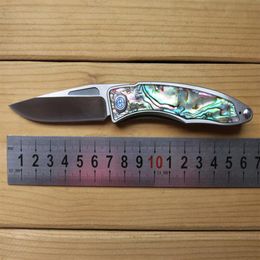 CR Titanium Custom Handle Chris Pocket High M390 Mini Reeve Quatily Alloy Wood EDC Mnandi Tactical Survival Camping Blade TC4 Fold323h