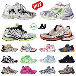 high quality hike Shoes track Runner 7.0 Womens Mens Black White Pink yellow blue red green brand vintage hiking Jogging 7s shoe Sneakers sports running Trainers