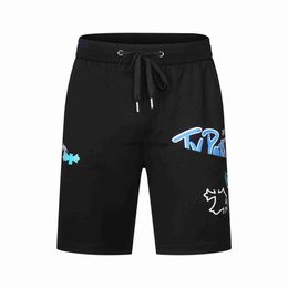 Men's Shorts Mens shorts Fashion designer letter printed casual sports pants Holiday beach shorts available in black and white traps short sizes M3XL x0706