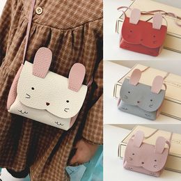 Backpacks Baby Kids Girl Bunny Shoulder Bag Cute Animal Storage Crossbody Messenger Bags Handbag Gifts 230705