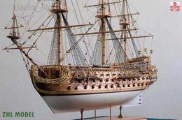 Model Set yuanqing San Felipe 1690 wood model ship kits scale 1/50 47 inch HKD230706 Best quality