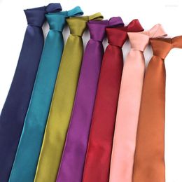 Bow Ties Solid Wedding Tie For Men Women Skinny Neck Party Business Casual Fashion Neckties Classic Suits Gift