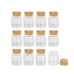 Storage Bottles 6pcs/Lot 25ml DIY Mini Wishing Glass Cork Crafts 37mm Tiny Empty Jars Stopper Transparent Souvenir Container