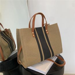 Evening Bags Female Shoulder Bag Shopper Totes Bolsas Quality Lady Beach Fashion Soft Simple Korean Canvas Crossbody Woman Handbags 2023