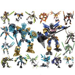 Diecast Model BIONICLE Series Action Figures Building Block Toys Set For Kids Christmas Boy Birthday Gift Robot Compatible Major Brand 230705
