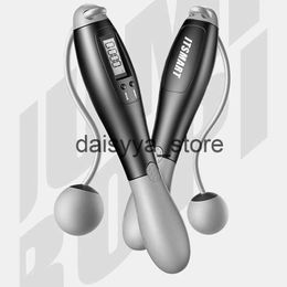 Jump Ropes Sports Calf Recover Speed Weighted Ropeless Skipping Rope Cordless Jump Rope With LCD Digital Electronic Counting Skip Rope Tool x0706