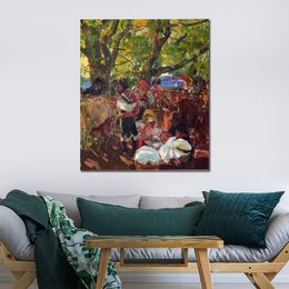 Garden Landscape Painting Galicia The Pilgrimage Joaquin Sorolla Canvas Art Reproduction Handmade High Quality Wall Decor