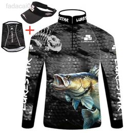 Fishing Accessories Summer Mens Fishing Clothes Ice Silk Sunscreen Breathable Quick Dry Long Short Sleeve Fishing Shirt Outdoor Sea Fishing Clothing HKD230706