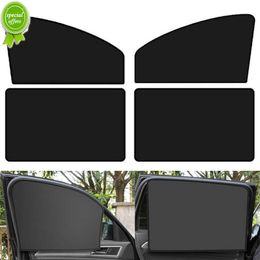 Car Magnetic Sunshade UV Protection Curtains Sun Shield Mesh Cover Double Sides Window Sunscreen Protector Window Film Cover