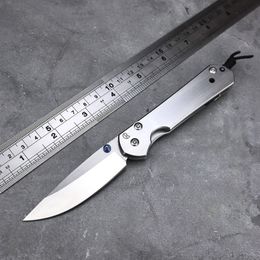 Chris Reeve Mini CR Full Steel Folding Knife 5CR15 High Hardness Pocket Camping Military Tactical Knife Outdoor Fruit Tool 303