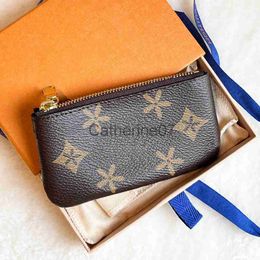 Key Rings card holder keychain Genuine Leather M62650 Womens key coin purse mens wallet black with box luxury Designer small zippy wallets Coin Purses Car J230706