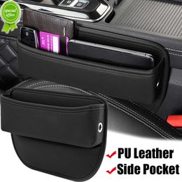 Universal Car Seat Gap Storage Pocket PU Leather Seat Organizer Interior Side Seat Seam Storage Box Auto Accessories