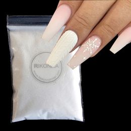 Nail Glitter 10g Shiny Sugar Powder For Nail Art Decorations White Black Candy Coat Effect Pigment Dust for Christmas Design Dipping Powder 230705