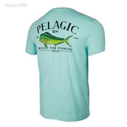 Fishing Accessories Pelagic Fishing Clothing Men Short Sleeve T Shirts Uv Protection Breathable Tops Wear Summer Fishing Apparel Camiseta De Pesca HKD230706