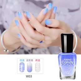 Nail Gel 7 Ml Gradient Nail Polish Temperature Color Changing No Tearoff Waterproof Quick Drying Manicure DIY Nail Art Varnish TSLM1 230706