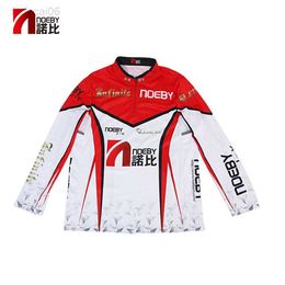 Fishing Accessories Noeby Fishing Clothing Long Sleeve Shirt Quick Dry Anti-friction Printing Clothes Fishery Fishing Supplies Accessories Clothes HKD230706