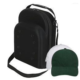 Storage Bags Hat Carrying Case Waterproof Hard EVA Baseball With Shoulder Strap And Carabiner