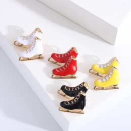 Brooches Enamel Skate Shoes For Women Unisex Skating Lover Sports Office Daily Clothing Bag Jewellery Accesories Pin Gifts