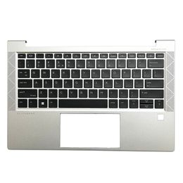 Original NEW Laptop US Keyboard Backlight For HP EliteBook 830 G7 835 730 735 G7 Palmrest Upper TOP CASE Cover Silver M36413-001