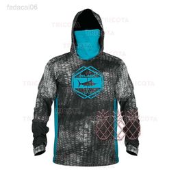 Fishing Accessories Pelagic Fishing Shirts Mens Mask Long Sleeve Fishing Shirt Outdoor UV Clothing Hooded Coat Sunscreen Breathable Fishing Clothing HKD230706