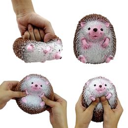 Decompression Toy Cartoon Hedgehog Decompression Toys Anti Stress Fidget Toy Squeeze Toys For Adult Kids Stress Reliever Fun Birthday Gifts 230705