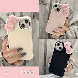 Designer silicone phone case Printed personality bow iPhone 14 13 12 Pro 11 14 Soft shell Drop resistant phone case