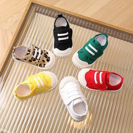 Sneakers Childrens Casual Shoes Canvas Soft Sole Shoes Spring and Autumn Boys and Girls Low Top Single Shoes Nonslip Prewalker Kids 230705