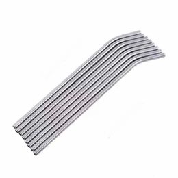 Reusable Metal Drinking Straws Stainless Steel Home Party Bar Accessories Straight Bent Tea Coffee Drinking For Tumblers 215x6mm 2000pcs