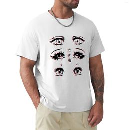 Men's Polos ANIME EYES T-Shirt Boys T Shirts Plus Size Tops Customised Mens Clothes