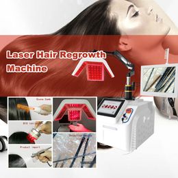 Hair Loss Treatment Products Diode Laser Hair Growth Machine Hairs Regrowth Beauty Equipment 650nm Red Photobiomodulation Light Therapy Device