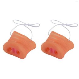 Storage Bags 2 Pcs Simulation Pig Nose With Elastic Band Animal Costume Mask Holloween Party Prop Costumes