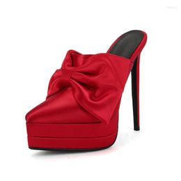 Sandali 2023 Estate Donna Pantofole con tacco alto Piattaforma Gonna Party Show Matrimonio Grande 43 Nero Rosso Viola Scarpe sexy