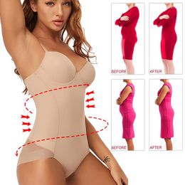 Women's Shapers Shapewear Woman Slimming Bodysuits Tops Tummy Control Body Shaper Camisole Jumpsuit Corset With Built-in Bra Bodysuit