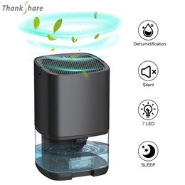 Other Home Garden Dehumidifier Quiet Air Dryer Moisture Absorber Electric Cool With 1000ML Water Tank For Bedroom Kitchen Office 2305706