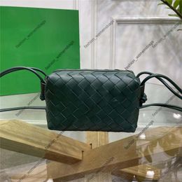 7A designer bag Woven purse 98090 woman women Mini Loop handmade top quality crossbody genuine leather handbag Weave Shoulder Clutch Luxury designers bags purses