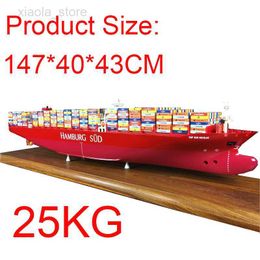 Model Set 127CM Ship Model Custom Container Ship Finished Model South America Shipping Simulation Ship Model Gift Toy HKD230706