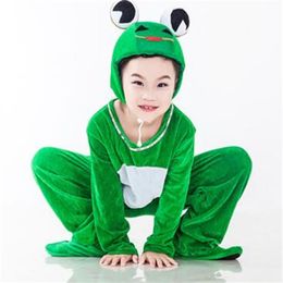 New style the 2018 children Cosplay Green frogs Green yellow tortoise Suitable for boys and girls Stage costume Long style dancing205n