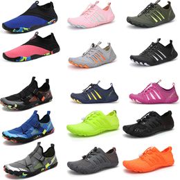 Hiking Footwear Nonslip Beach Aqua Shoes Barefoot Water Shoes Men's Sneakers Swim Cutting Prevent Trekking Wading Shoes for Women Lake Hiking HKD230706