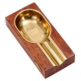 Portable Wood Cigar Ashtray Luxury Cigar Cigarette Ashtrays Home Smoking Accessories Ash Tray Factory Direct Sale